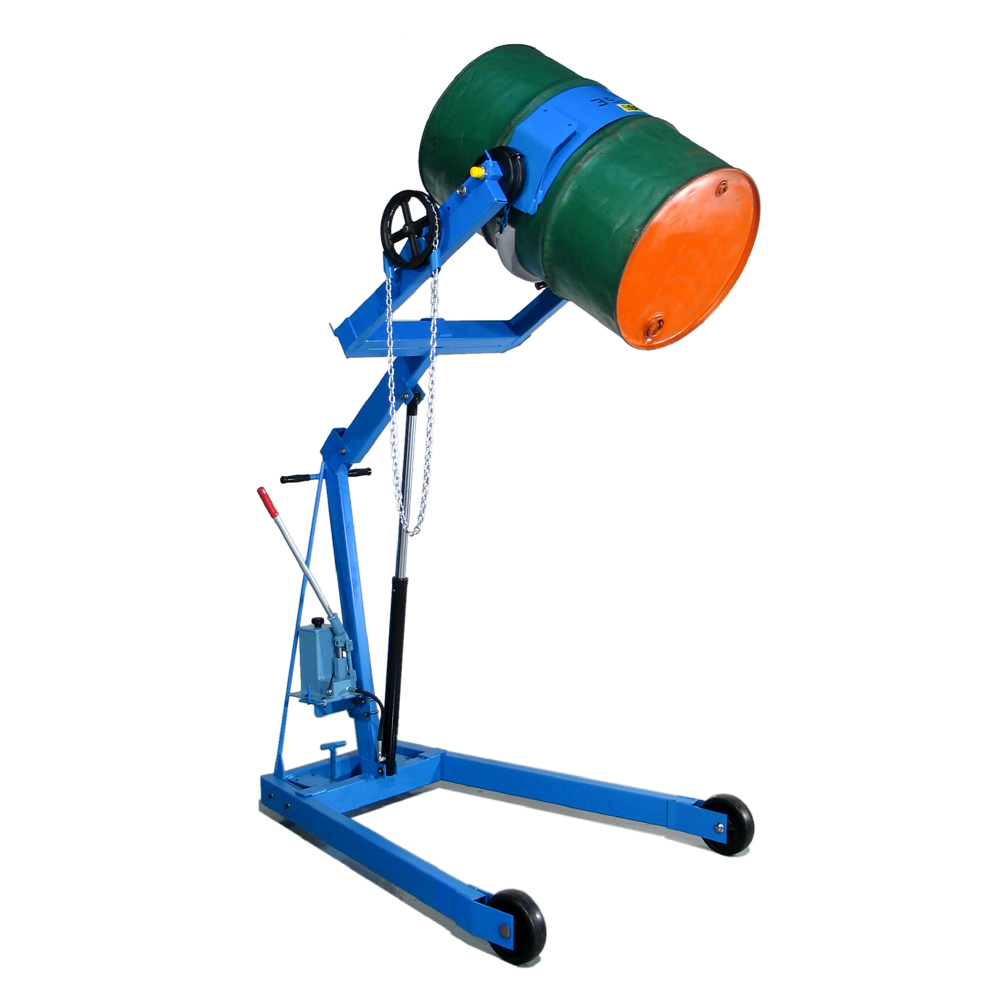 Morse Hydra-Lift Karrier, 800lb. Capacity, 72in. Maximum Dispensing Height, Hand Pump Drum Lift and Pull Chain Drum Tilt